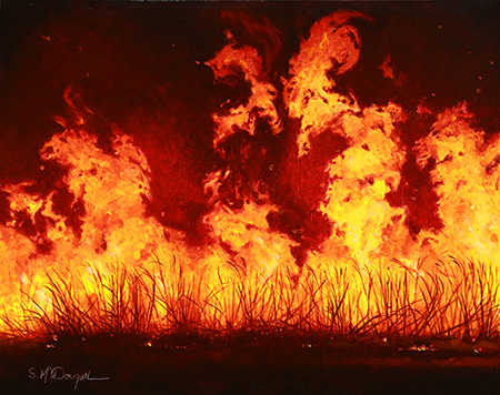 Flame Study by Scott McDougall | Lethbridge Gallery